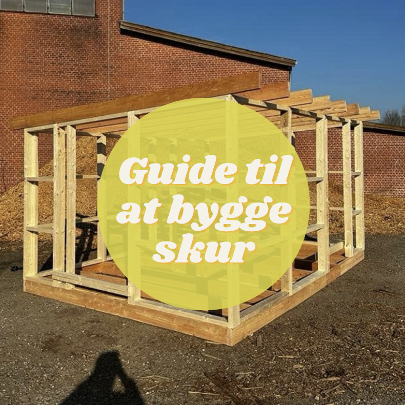 Guide til at bygge redskabsskur