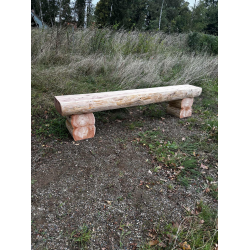 Bnk i massivt lrketr - 2,1 m