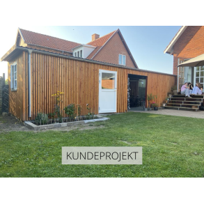 Redskabsskur 3x6,2m - Ensidig