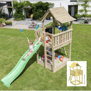 Legetrn Gepard med rutsjebane