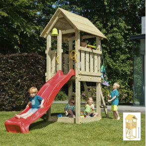 Legetrn Flodhest med rutsjebane