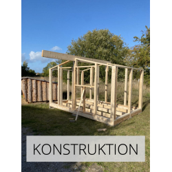 Redskabsskur - Konstruktion