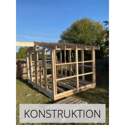 Redskabsskur - Konstruktion