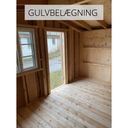 Redskabsskur - Komplet (uden dr og vindue)