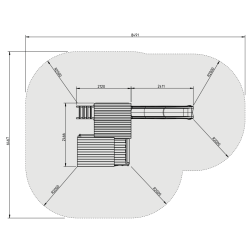 Legetrn Elefant med rutsjebane