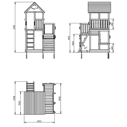 Legetrn Nsehorn med rutsjebane