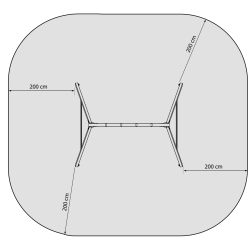 Gyngestativ med 2 gynger 