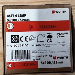 ASSY 4 CSMP - 5x100 / 52mm