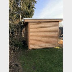 Redskabsskur 2,4x4,4m - Ensidig