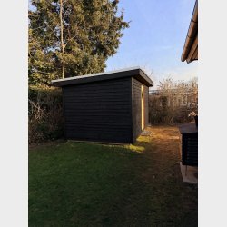 Redskabsskur 2,4x4,4m - Ensidig