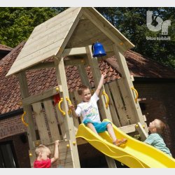 Legetrn Zebra med rutsjebane